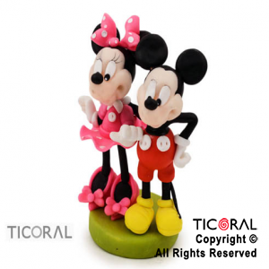 ADOR MICKEY Y MINNIE ABRAZADOS x 1